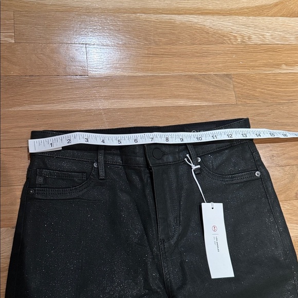 NWT AG Jeans Farrah Ankle High Rise Skinny Jeans with sparkle detail - size 26 - Picture 6 of 11